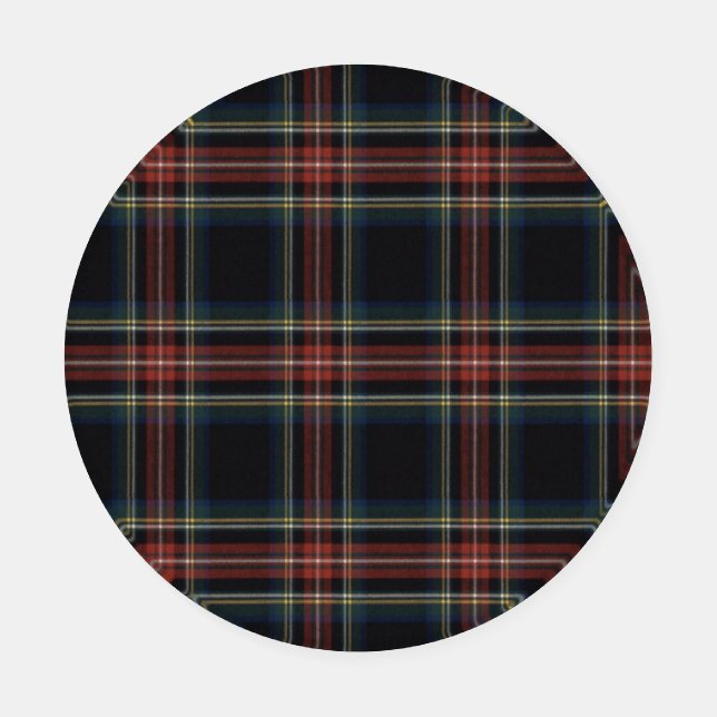 Black Tartan Coaster Set (Single)