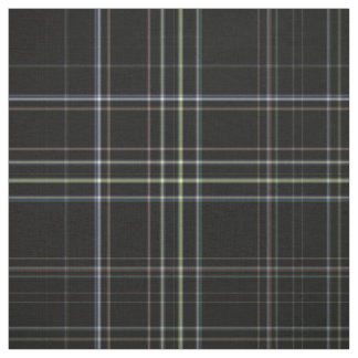Black Tartan Fabric
