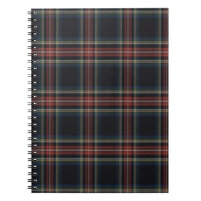 Black Tartan Photo Notebook (80 Pages B&W) (Front)