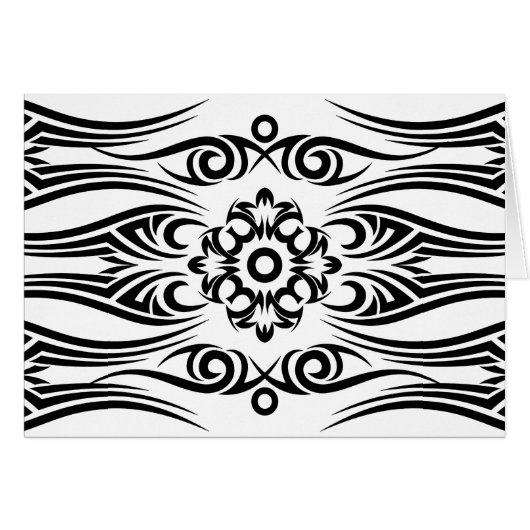 Black Tattoo Tribal 1 (Front Horizontal)