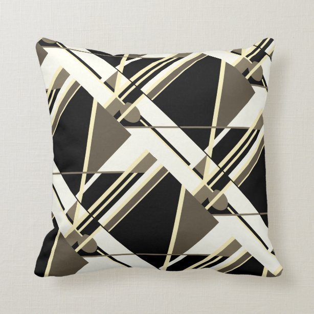 Black And Taupe Decorative & Throw Pillows Zazzle