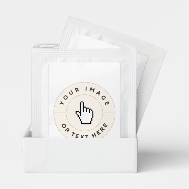 Black tea - Custom (add image/text) Bag Drink Mix (Pair)