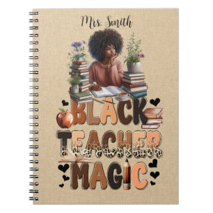 Black Teacher Custom Journal
