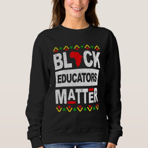 Black Teacher Magic African American Black History Sweatshirt