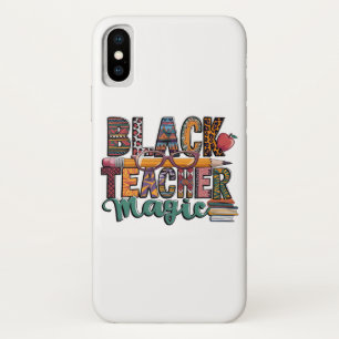 Black TEACHER Magic iPhone  Case Design