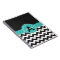 Black Teal Chevron