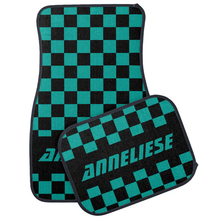 race car floor mat