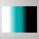 Black Teal White Ombre Poster | Zazzle