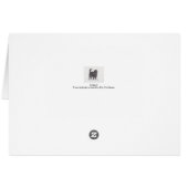 Black Terrier greeting card (Back Horizontal)