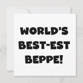 Black Text Best-est Beppe T-shirts and Gifts (Front)