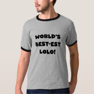 Black Text Best-est Lolo T-shirts and Gifts