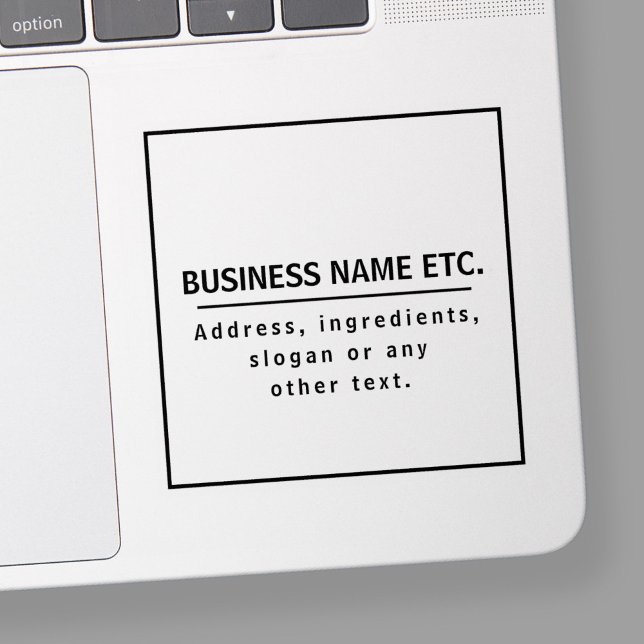 Black Text on Clear Transparent Sticker (Creator Uploaded)