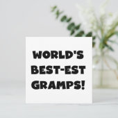 Black Text World's Best-est Gramps Gifts (Standing Front)