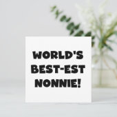 Black Text World's Best-est Nonnie Gifts (Standing Front)