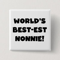 Black Text World's Best-est Nonnie Gifts