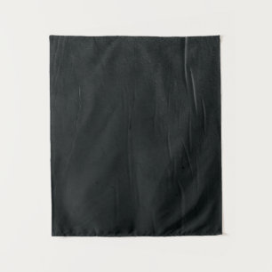 Black textile with white coated wire tapestry