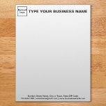 Black Texts on Header and Footer of Business Letterhead<br><div class="desc">Letterhead that you can customize to put your business name to advertise your business or to promote your brand name to customers or clients. Customizable office supply that you can use to build brand name awareness. Font color is black. Contents are your business logo and business or company name on...</div>