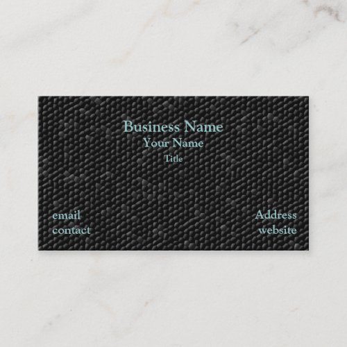 Black Texture Business Card