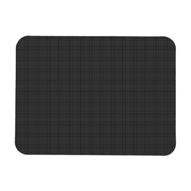 Black Textured Squares Magnet (Horizontal)