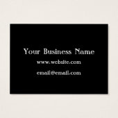 Black Thank You For your Purchase Cards (Back)