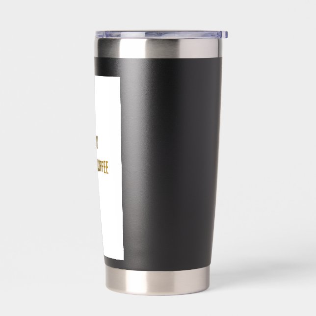 Black thermal tumbler  (Left)