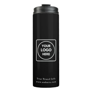 Black Thermal Tumbler Custom Corporate Business