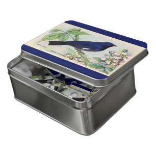 Black Throated Blue Warbler Acrylic Puzzle