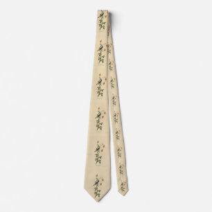 Black-throated Blue Warbler, Audubon Birds America Neck Tie