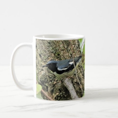 Black_throated Blue Warbler Coffee Mug