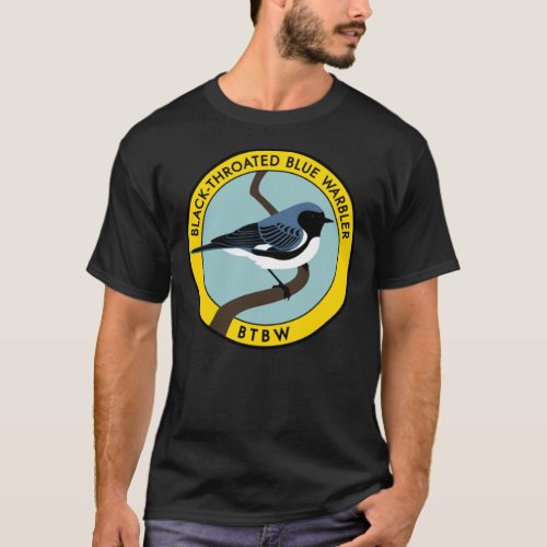 Black_Throated Blue Warbler   T_Shirt