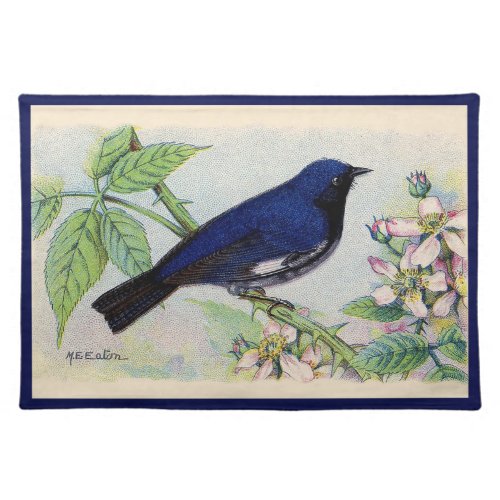 Black Throated Warbler Placemat