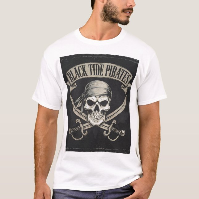 Black Tide Jolly Roger T-Shirt (Front)