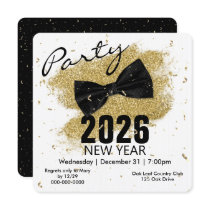 Black Tie 2026New Years Party  Invitation