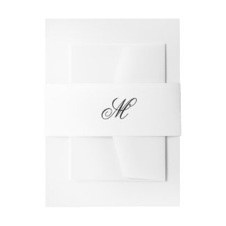 Black Tie | Black White | Belly Band