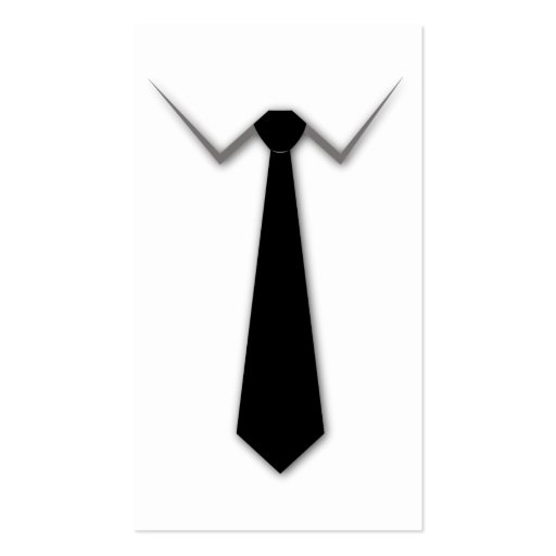 Black Tie Business Card Template | Zazzle