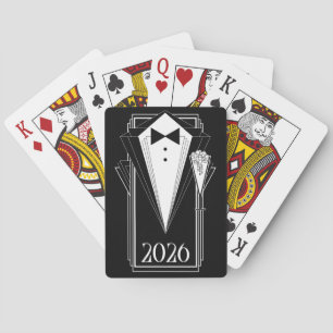 Black Tie Champagne Poker Cards