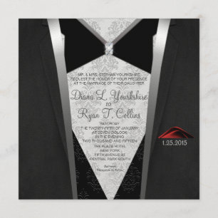 Black Tie Diamond Invitation