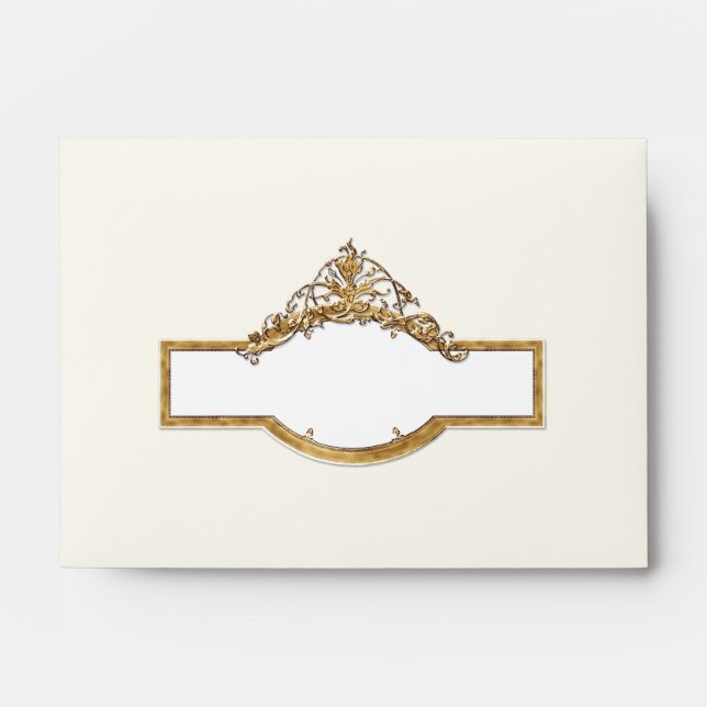 Black Tie Elegance 2, Golden Matching Envelopes (Front)