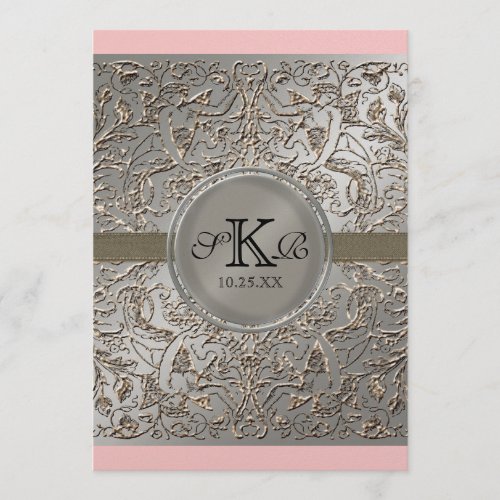 Black Tie Elegance, Silver Wedding Dinner Menu