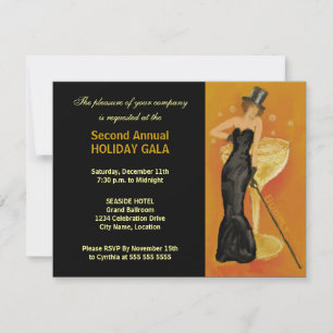 Black Tie Event Formal Invitation
