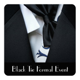 black tie event invitation