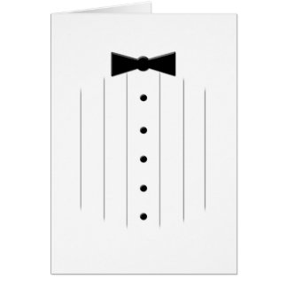 Black Tie Tuxedo Cards