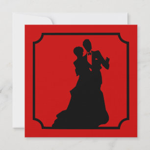 Black Tie Valentine Dance Party Invitation