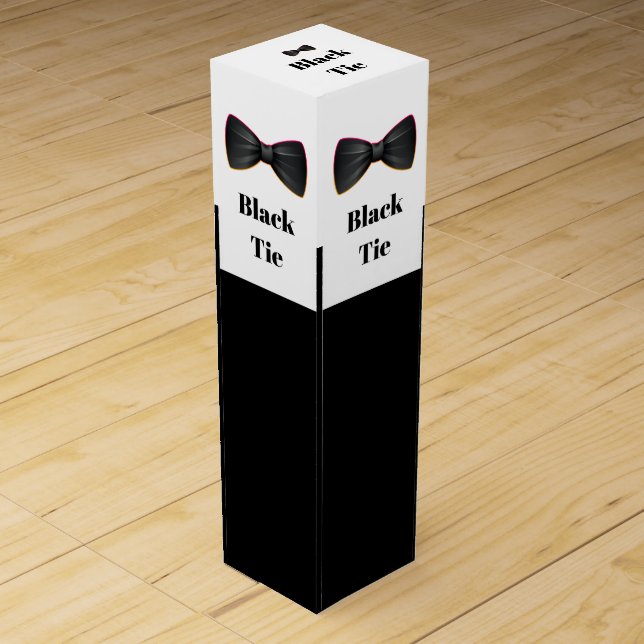 Black Tie               Wine Box (Front)