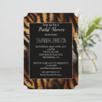 Black Tiger Animal Print