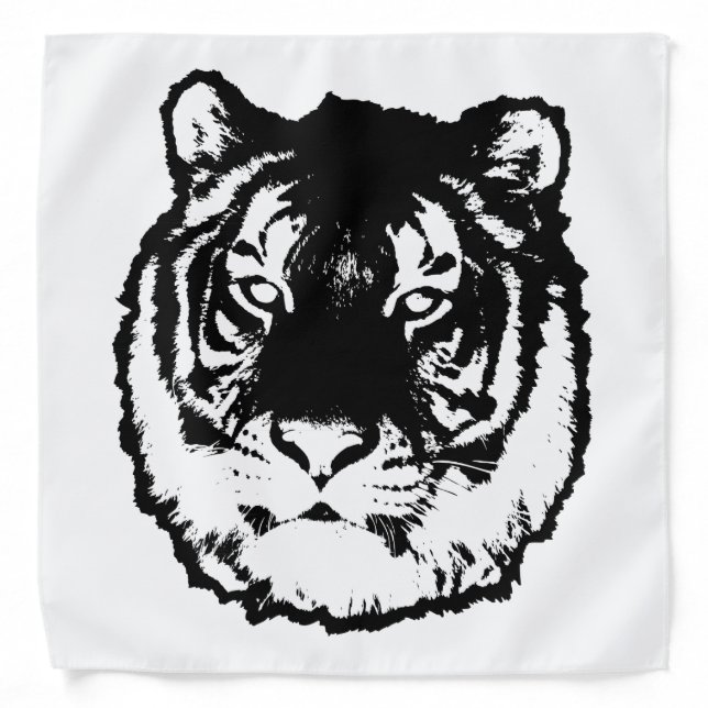 Black tiger bandana (Front)