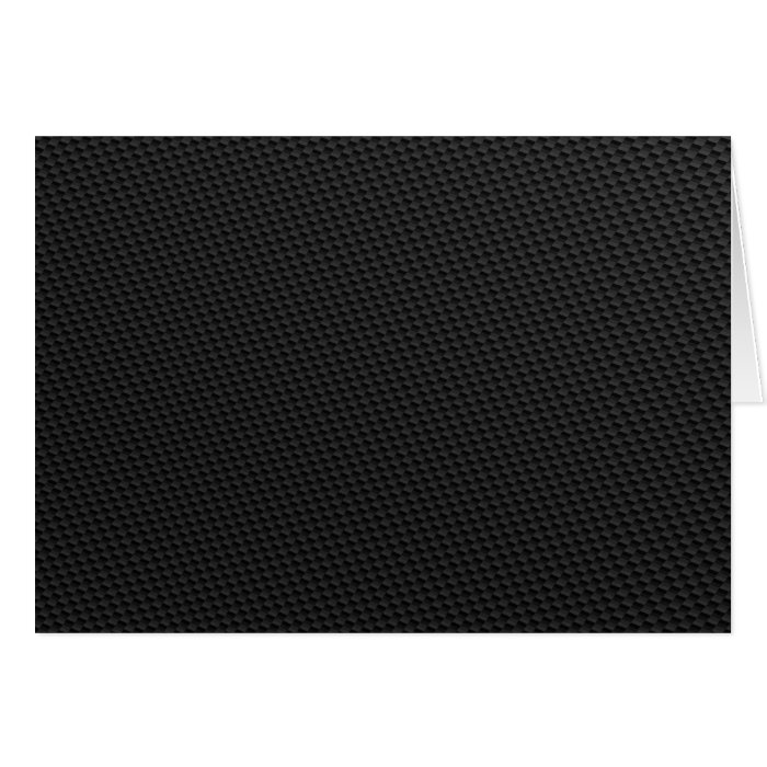 Black Tightly Woven Carbon Fiber Textured Card