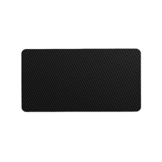 Black Tightly Woven Carbon Fiber Textured Label
