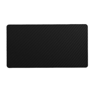 Black Tightly Woven Carbon Fiber Textured Label