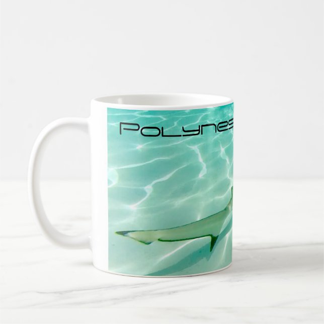 Black Tip Reef Shark Coffee Mug (Left)